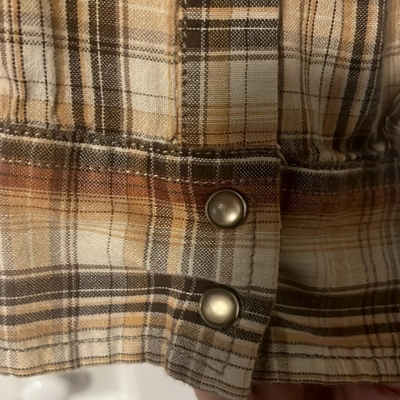 Levis western style snap button down  shirt - Picture 4 of 5